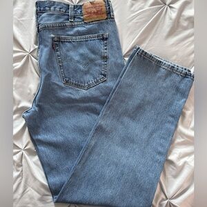 Levi's 550 Men's Light Blue Straight Jeans Size 40x36